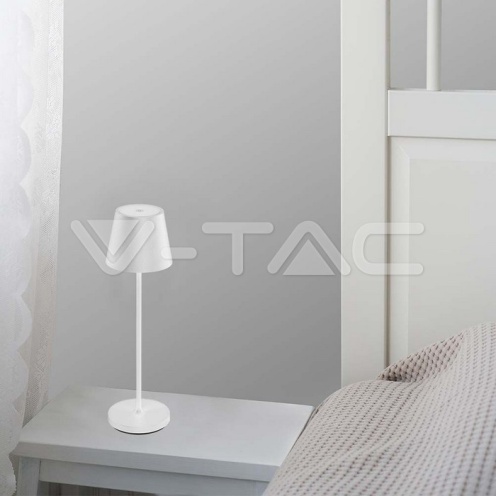 1.5W LED Настолна Лампа 3000K IP54 Пясък Бяло Тяло - изглед 6 - rZ commerce 1.5W LED Настолна Лампа 3000K IP54 Пясък Бяло Тяло - изглед 6