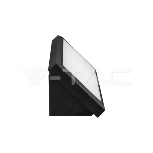 12W Фасаден Аплик Ъглов Черен 3000К IP65 - изглед 3