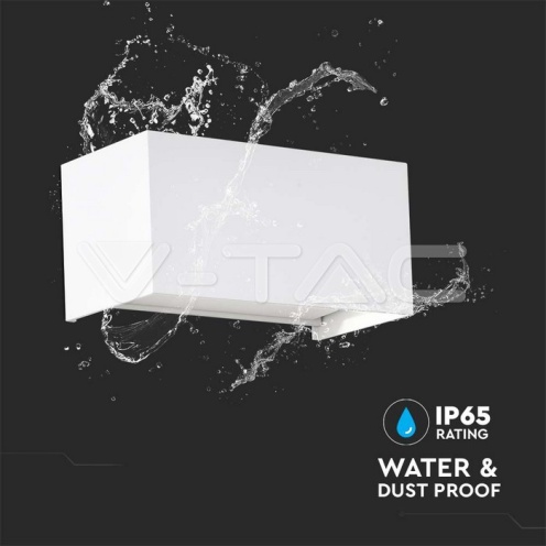 24W ЛЕД Стенна Лампа Бяла 3000К IP65 - изглед 5