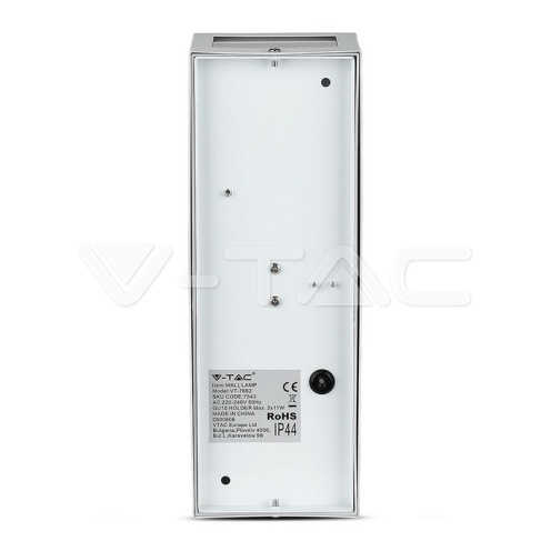 2xGU10 Фасаден Аплик Бял Квадрат IP44 - изглед 7 - rZ commerce 2xGU10 Фасаден Аплик Бял Квадрат IP44 - изглед 7