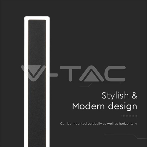 17W Стенна Лампа Черно Тяло 3000K IP54 - изглед 2