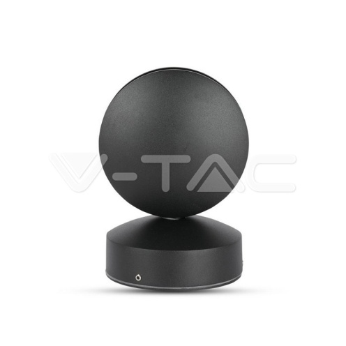 7W Стенна Лампа Черно Тяло 4000К IP65 - изглед 2