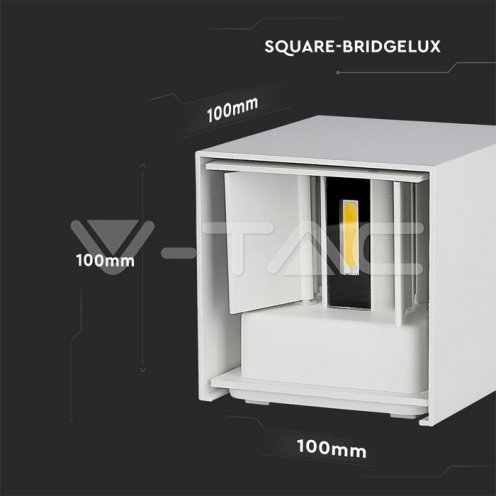 5W Аплик Бяло Тяло Квадрат IP65 4000K - изглед 2 - rZ commerce 5W Аплик Бяло Тяло Квадрат IP65 4000K - изглед 2