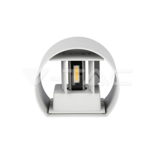 6W Аплик Бяло Тяло Кръг IP65 3000K - изглед 2 - rZ commerce 6W Аплик Бяло Тяло Кръг IP65 3000K - изглед 2