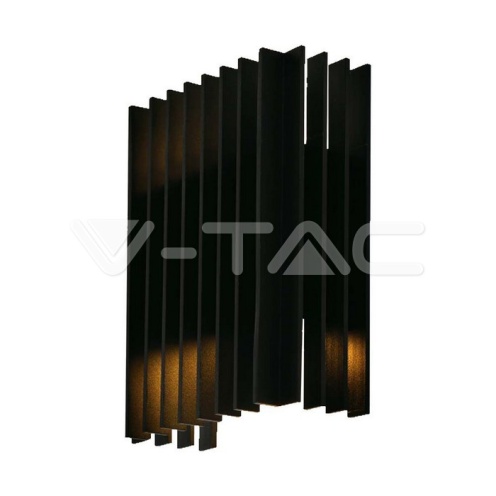 12W LED аплик 3000k 1250lm IP65 черен - изглед 1