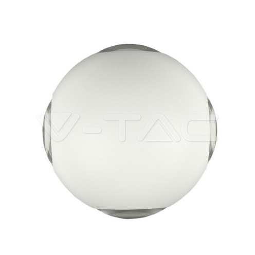 4W Стенна Лампа Бяло Тяло Кръг 4000К IP65 - изглед 2