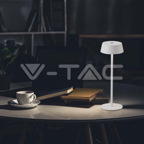 2W LED Настолна Лампа Бяло Тяло 3000К IP54 - изглед 7 - rZ commerce 2W LED Настолна Лампа Бяло Тяло 3000К IP54 - изглед 7