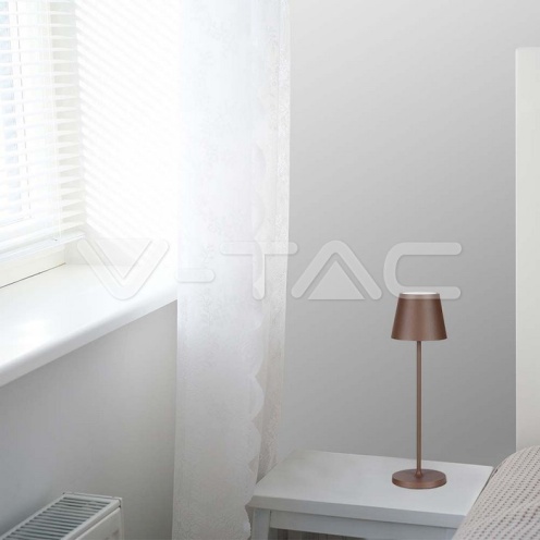 2W LED Настолна Лампа 4400mA Батерия Бежово Тяло IP54 3000K - изглед 6