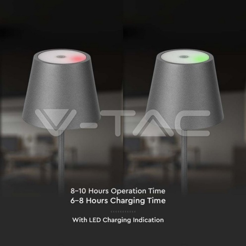 2W LED Настолна Лампа 4400mA Батерия Зелено Тяло IP54 3000K - изглед 2 - rZ commerce 2W LED Настолна Лампа 4400mA Батерия Зелено Тяло IP54 3000K - изглед 2