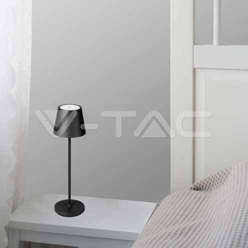 2W LED Настолна Лампа 4400mA Батерия Черно Тяло IP54 3000K - изглед 6 - rZ commerce 2W LED Настолна Лампа 4400mA Батерия Черно Тяло IP54 3000K - изглед 6