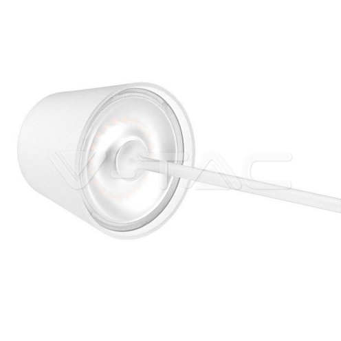 2W LED Настолна Лампа 4400mA Батерия Бяло Тяло IP54 3000K - изглед 9 - rZ commerce 2W LED Настолна Лампа 4400mA Батерия Бяло Тяло IP54 3000K - изглед 9