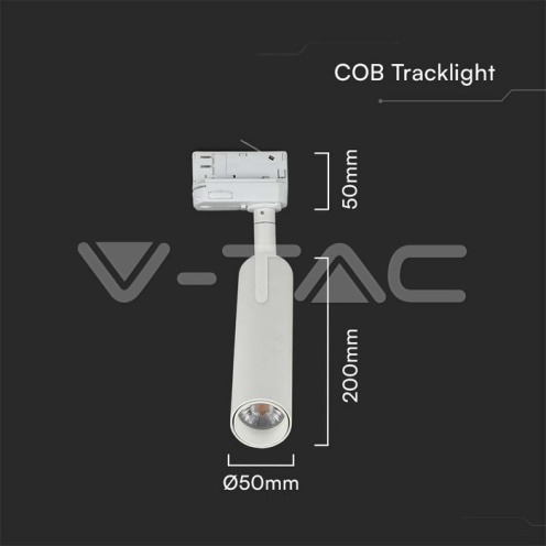 15W LED Прожектор релсов монтаж SAMSUNG CHIP бял 4000K - изглед 8 - rZ commerce 15W LED Прожектор релсов монтаж SAMSUNG CHIP бял 4000K - изглед 8