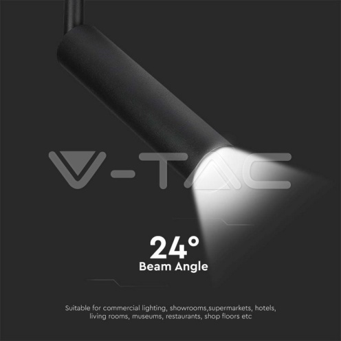 7W LED Прожектор релсов монтаж SAMSUNG CHIP черен 4000K - изглед 7 - rZ commerce 7W LED Прожектор релсов монтаж SAMSUNG CHIP черен 4000K - изглед 7