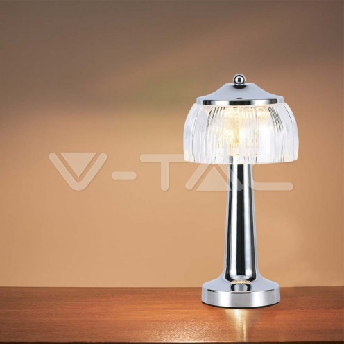 LED Настолна Лампа 1800mAH Батерия 13.5*26.5 Хром 3IN1 - изглед 7 - rZ commerce LED Настолна Лампа 1800mAH Батерия 13.5*26.5 Хром 3IN1 - изглед 7