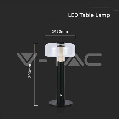 LED Настолна Лампа 1800mAh Батерия 150 x 300 3 в 1 Черно Тяло - изглед 5 - rZ commerce LED Настолна Лампа 1800mAh Батерия 150 x 300 3 в 1 Черно Тяло - изглед 5