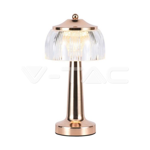1W LED Настолна Лампа Батерия Злато 3 в 1 55lm - изглед 1 - rZ commerce 1W LED Настолна Лампа Батерия Злато 3 в 1 55lm - изглед 1