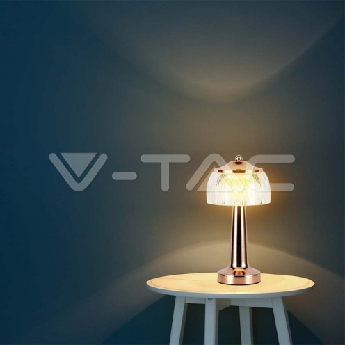1W LED Настолна Лампа Батерия Злато 3 в 1 55lm - изглед 6 - rZ commerce 1W LED Настолна Лампа Батерия Злато 3 в 1 55lm - изглед 6