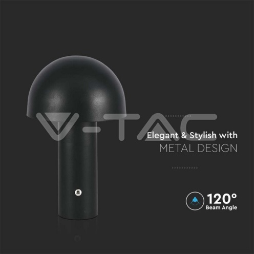 LED Настолна Лампа 1800mAh Батерия 150x250 3 в 1 Черно Тяло - изглед 2 - rZ commerce LED Настолна Лампа 1800mAh Батерия 150x250 3 в 1 Черно Тяло - изглед 2