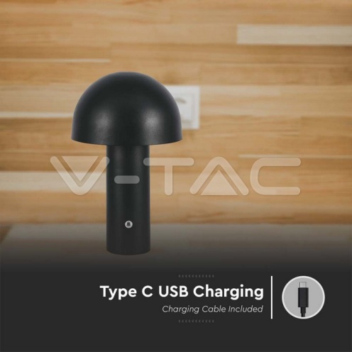 LED Настолна Лампа 1800mAh Батерия 150x250 3 в 1 Черно Тяло - изглед 4 - rZ commerce LED Настолна Лампа 1800mAh Батерия 150x250 3 в 1 Черно Тяло - изглед 4