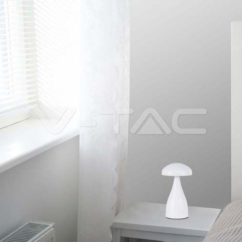 LED Настолна Лампа 800mAh Батерия 120x220 3 в 1 Бяло Тяло - изглед 7 - rZ commerce LED Настолна Лампа 800mAh Батерия 120x220 3 в 1 Бяло Тяло - изглед 7