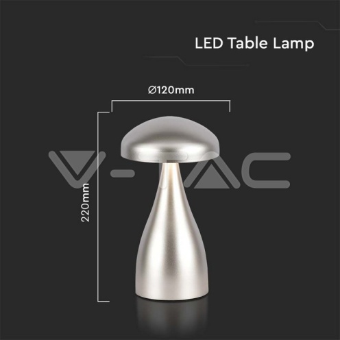 1W LED Настолна Лампа Батерия 3 в 1 Шампанско Тяло 55lm - изглед 5 - rZ commerce 1W LED Настолна Лампа Батерия 3 в 1 Шампанско Тяло 55lm - изглед 5