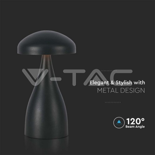 LED Настолна Лампа 800mAh Батерия 120x220 3 в 1 Черно Тяло - изглед 2 - rZ commerce LED Настолна Лампа 800mAh Батерия 120x220 3 в 1 Черно Тяло - изглед 2