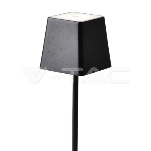 LED 2W Настолна лампа 3000К черна квадрат - изглед 2 - rZ commerce LED 2W Настолна лампа 3000К черна квадрат - изглед 2