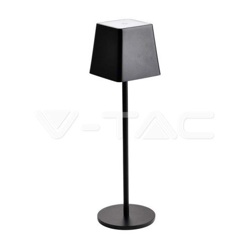LED 2W Настолна лампа 3000К черна квадрат - изглед 1 - rZ commerce LED 2W Настолна лампа 3000К черна квадрат - изглед 1