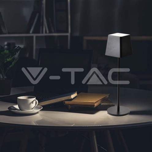 LED 2W Настолна лампа 3000К черна квадрат - изглед 8 - rZ commerce LED 2W Настолна лампа 3000К черна квадрат - изглед 8