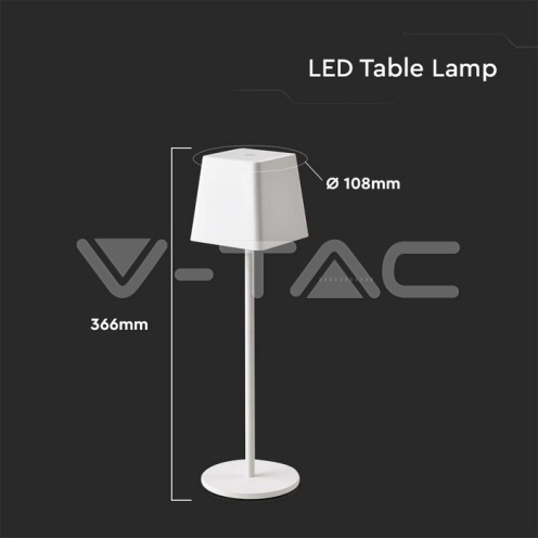 2W LED Настолна Лампа Кафяво Тяло 3000К IP54 - изглед 7 - rZ commerce 2W LED Настолна Лампа Кафяво Тяло 3000К IP54 - изглед 7