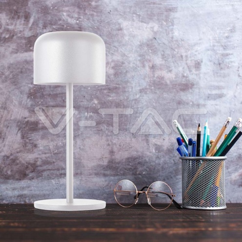LED Настолна Лампа 2200mAH Батерия D86*H210mm Бяло Тяло IP54 3000K+6000K - изглед 7 - rZ commerce LED Настолна Лампа 2200mAH Батерия D86*H210mm Бяло Тяло IP54 3000K+6000K - изглед 7