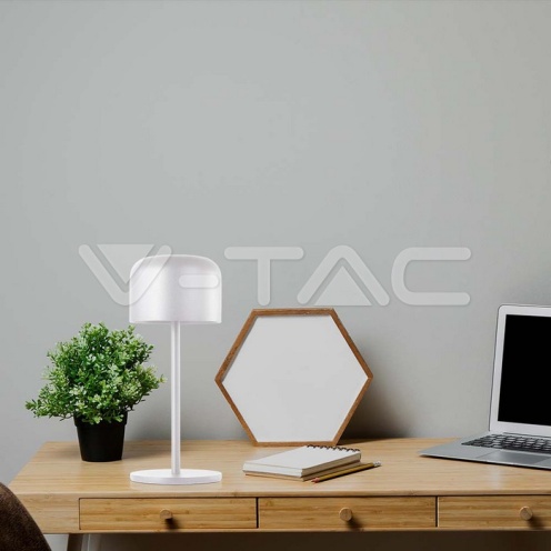 LED Настолна Лампа 2200mAH Батерия D86*H210mm Бяло Тяло IP54 3000K+6000K - изглед 6 - rZ commerce LED Настолна Лампа 2200mAH Батерия D86*H210mm Бяло Тяло IP54 3000K+6000K - изглед 6