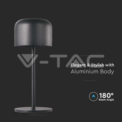 1.5W LED Настолна Лампа Черно IP54 3000K+6000K 150lm - изглед 2