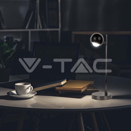 6W LED Настолна Лампа Черно Тяло 3000K - изглед 5