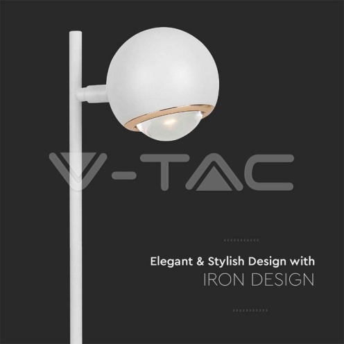 6W LED Настолна Лампа Бяло Тяло 3000K - изглед 2 - rZ commerce 6W LED Настолна Лампа Бяло Тяло 3000K - изглед 2