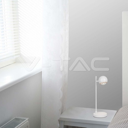 6W LED Настолна Лампа Бяло Тяло 3000K - изглед 6 - rZ commerce 6W LED Настолна Лампа Бяло Тяло 3000K - изглед 6