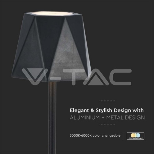 1.5W LED Настолна Лампа Черна 3in1 54Lm - изглед 3 - rZ commerce 1.5W LED Настолна Лампа Черна 3in1 54Lm - изглед 3