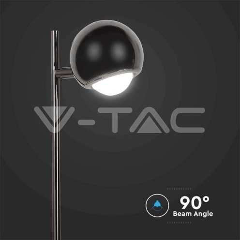 6W LED Настолна Лампа Черно Тяло 3000K - изглед 3