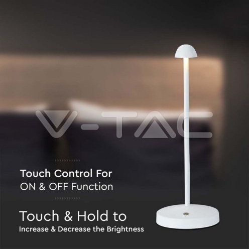 3W Led Настолна Лампа Бяла 3 в 1 - изглед 3