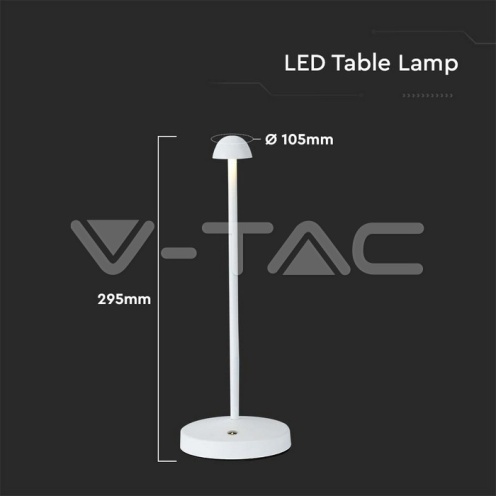 3W Led Настолна Лампа Бяла 3 в 1 - изглед 5