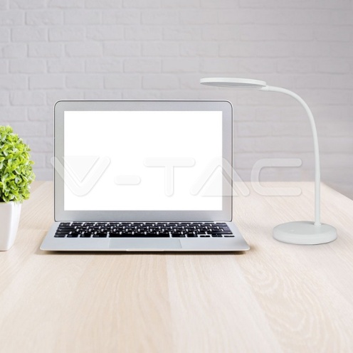 7W LED Настолна Лампа Димираща Бяло Тяло 3000К - изглед 3 - rZ commerce 7W LED Настолна Лампа Димираща Бяло Тяло 3000К - изглед 3