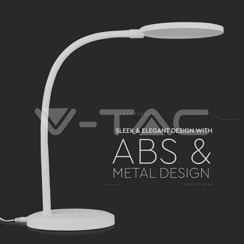 7W LED Настолна Лампа Димираща Бяло Тяло 3000К - изглед 9 - rZ commerce 7W LED Настолна Лампа Димираща Бяло Тяло 3000К - изглед 9