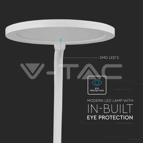 7W LED Настолна Лампа Димираща Бяло Тяло 3000К - изглед 12 - rZ commerce 7W LED Настолна Лампа Димираща Бяло Тяло 3000К - изглед 12
