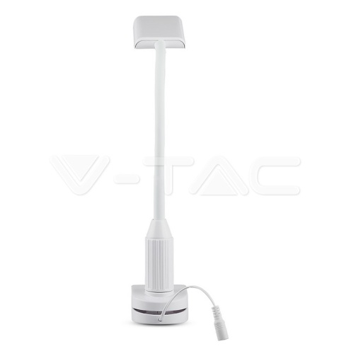 7W LED Настолна Лампа С Щипка Бяла 3000К - изглед 5