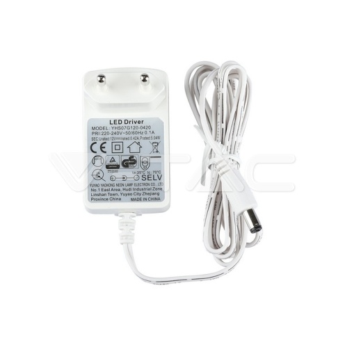 7W LED Настолна Лампа С Щипка Бяла 3000К - изглед 7