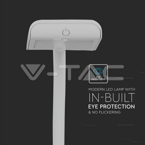 7W LED Настолна Лампа С Щипка Бяла 3000К - изглед 10