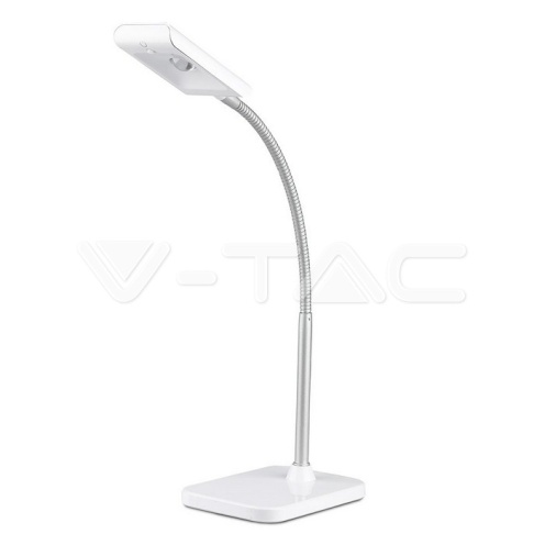 3W LED Настолна Лампа Бяло Тяло 3000К - изглед 1