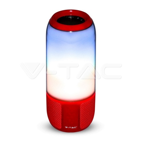 2*3W LED Лампа Колона USB + TF Слот Червена - изглед 2 - rZ commerce 2*3W LED Лампа Колона USB + TF Слот Червена - изглед 2