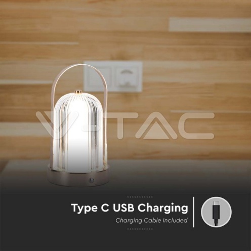 LED Настолна Лампа 1800mAH Батерия 120*190 Бронз 3IN1 - изглед 4 - rZ commerce LED Настолна Лампа 1800mAH Батерия 120*190 Бронз 3IN1 - изглед 4
