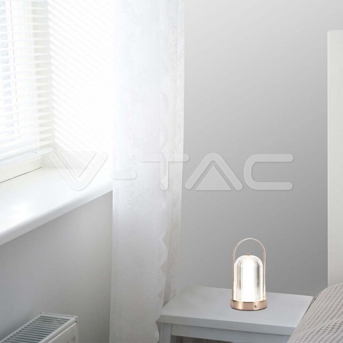 LED Настолна Лампа 1800mAH Батерия 120*190 Бронз 3IN1 - изглед 7 - rZ commerce LED Настолна Лампа 1800mAH Батерия 120*190 Бронз 3IN1 - изглед 7